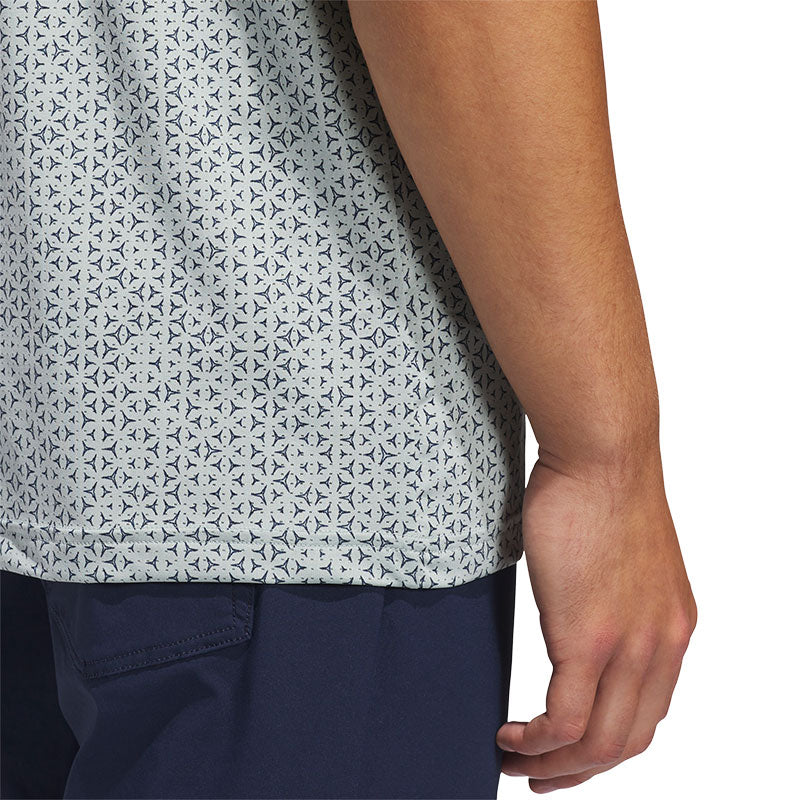 ADIDAS Ultimate365 Mesh Tango Print Climacool Men's Polo (Sage)