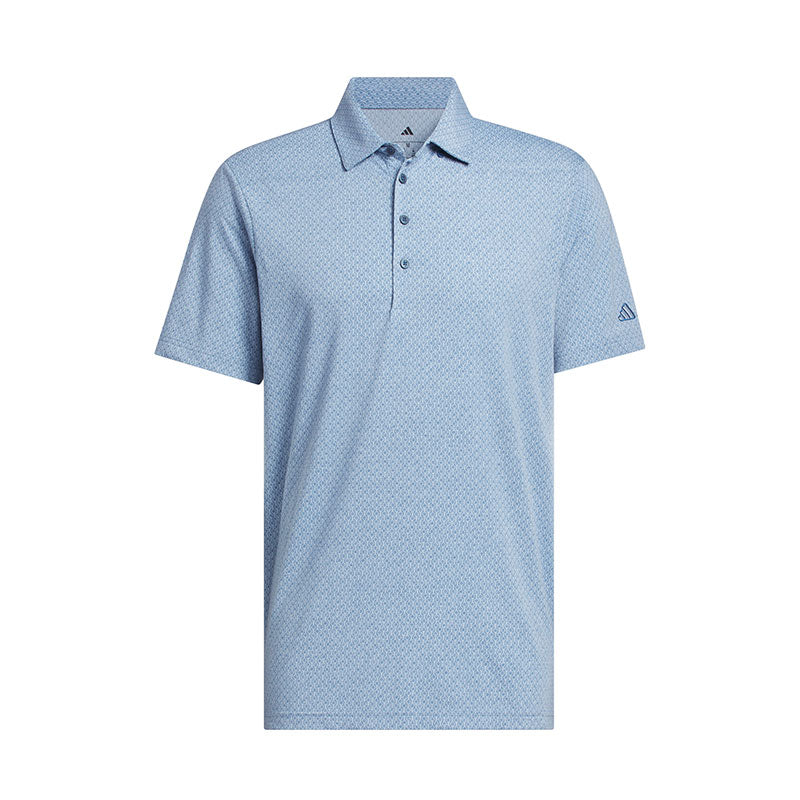 ADIDAS Ultimate365+ Go-To Print Men's Polo (Sky)