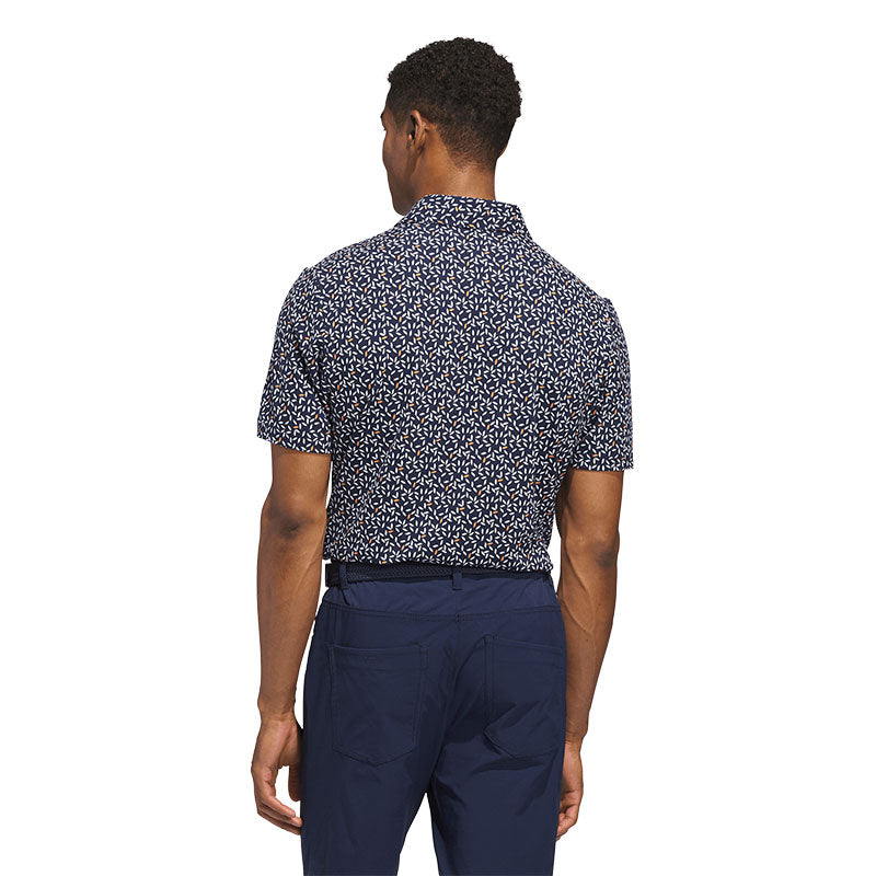 ADIDAS Ultimate365+ Soft Print Men's Polo (Navy)