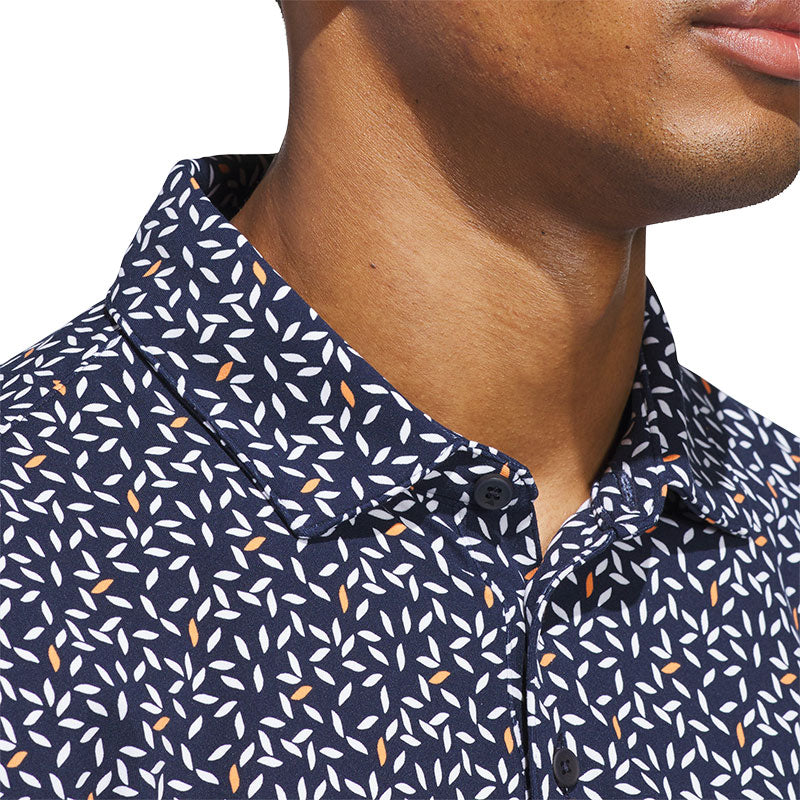 ADIDAS Ultimate365+ Soft Print Men's Polo (Navy)