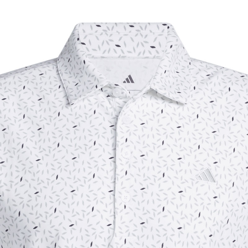 ADIDAS Ultimate365+ Soft Print Men's Polo (White)