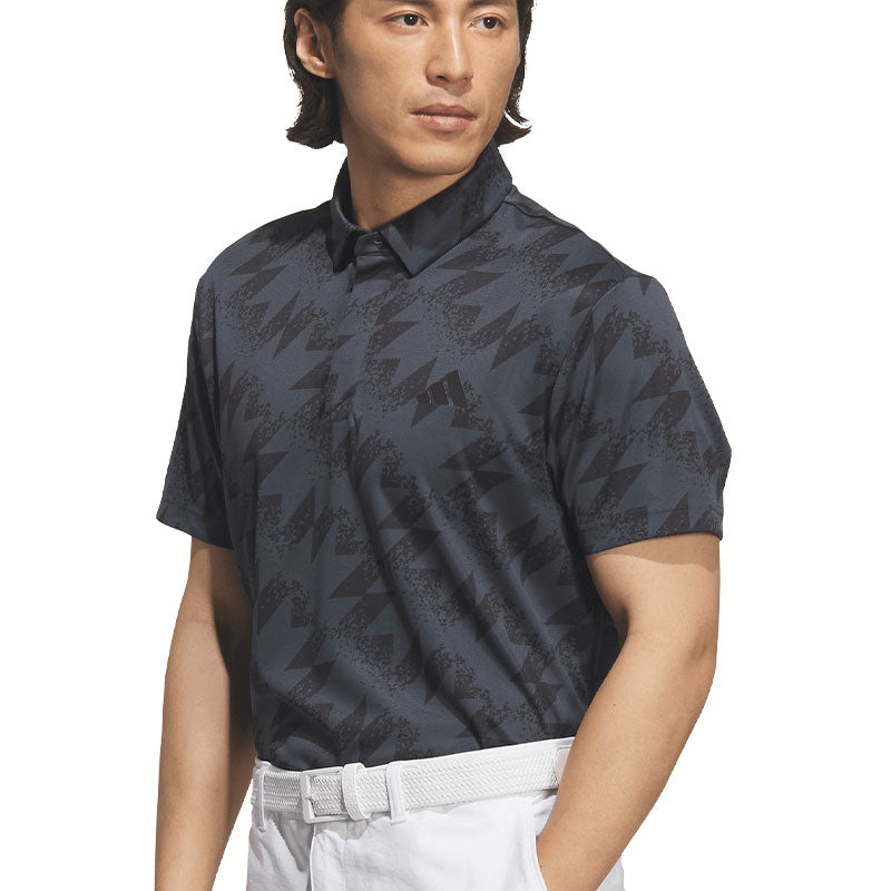 ADIDAS AOP Men's Polo (Black)