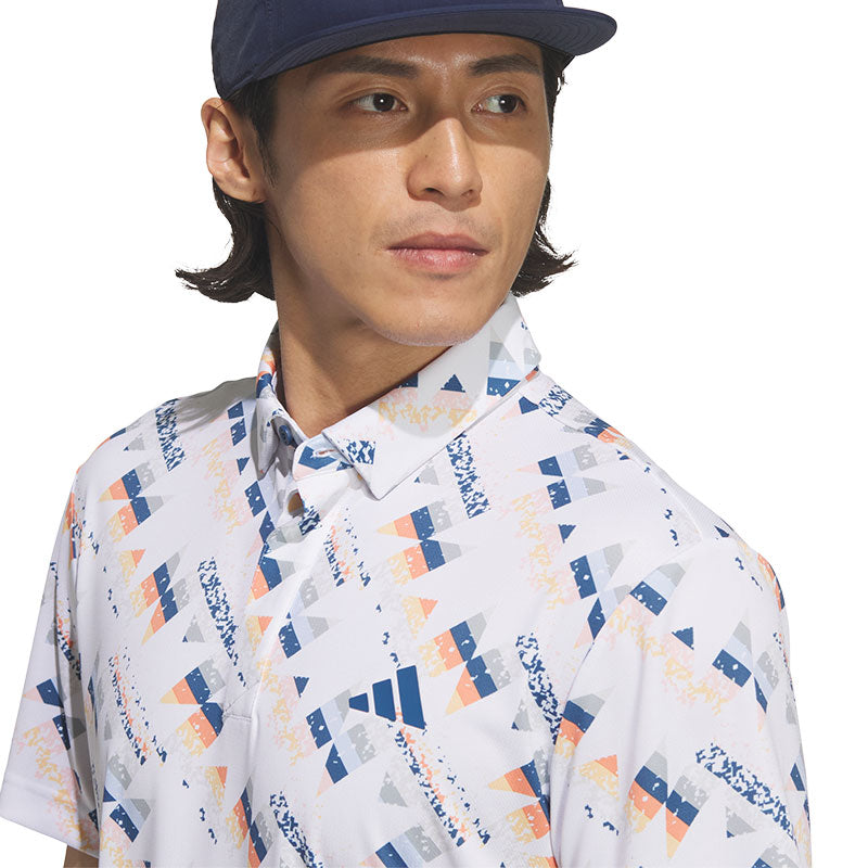 ADIDAS AOP Men's Polo (White)