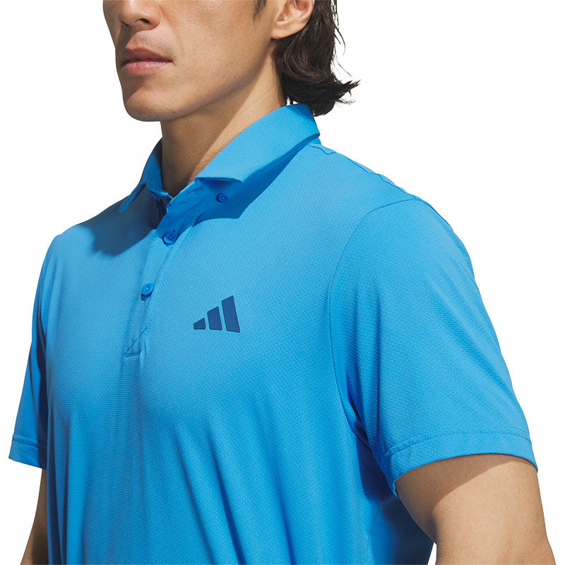 ADIDAS Back Print Men's Polo (Blue)