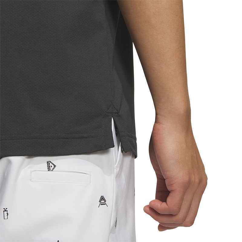 ADIDAS Back Print Men's Polo (Carbon)