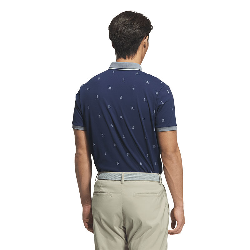 ADIDAS Monogram Men's Polo (Navy)