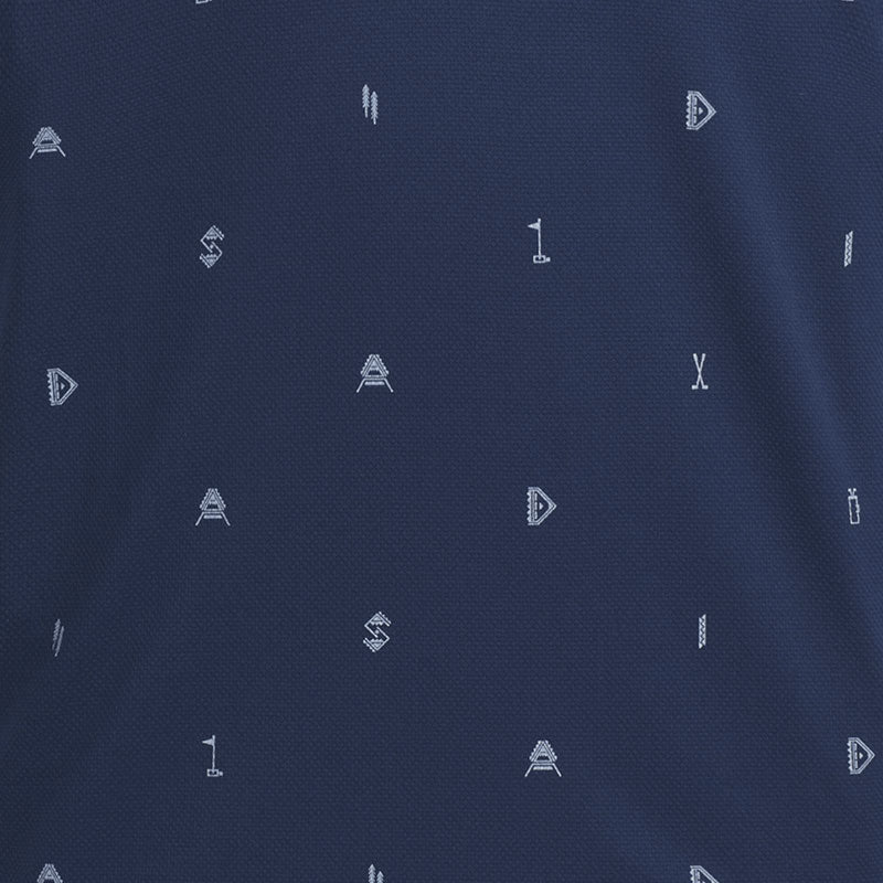 ADIDAS Monogram Men's Polo (Navy)