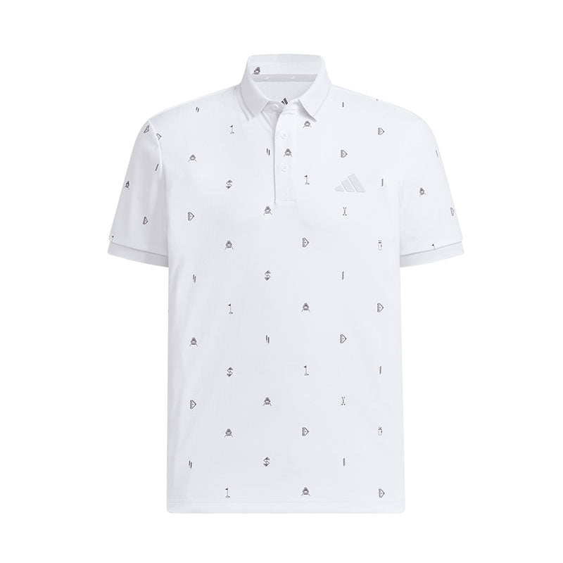 ADIDAS Monogram Men's Polo (White)