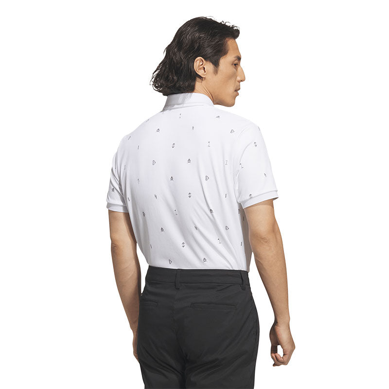 ADIDAS Monogram Men's Polo (White)