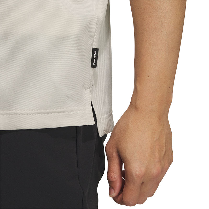 ADIDAS Color Block Men's Polo (Black/Alumina)