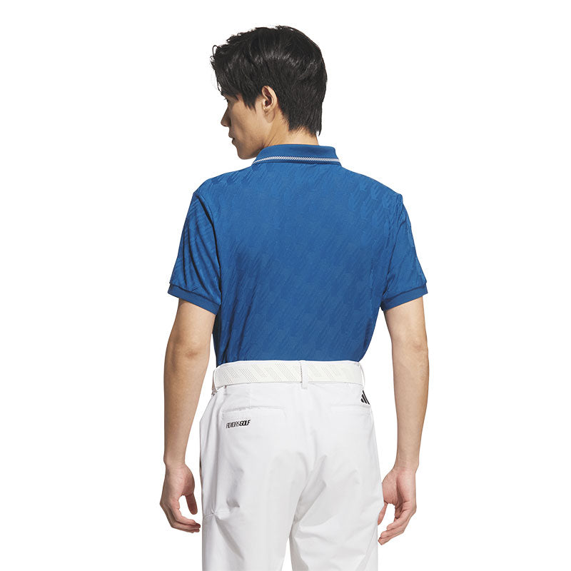 ADIDAS Jacquard Men's Polo (Petrol)