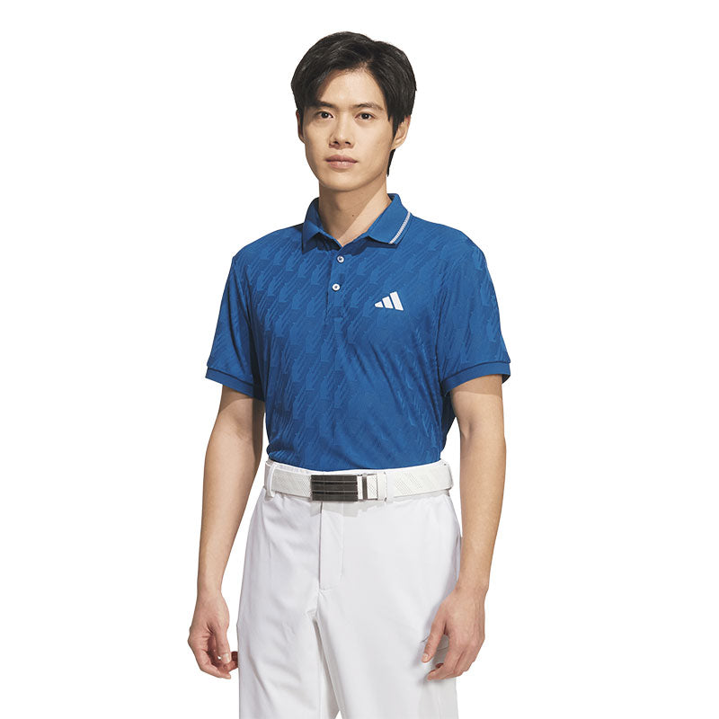 ADIDAS Jacquard Men's Polo (Petrol)