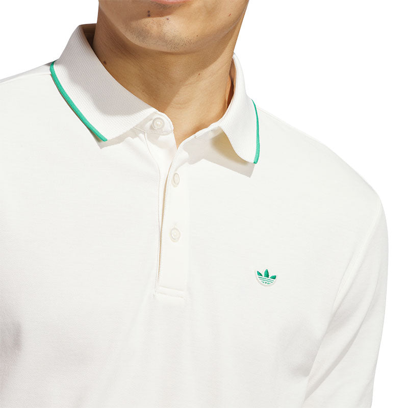 ADIDAS Originals Twistknit Trefoil Men's Polo (White/Green)