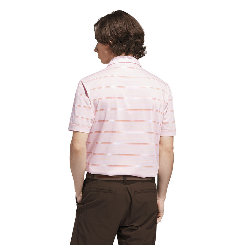 ADIDAS Originals Archive Stripe Men's Polo (Pink)