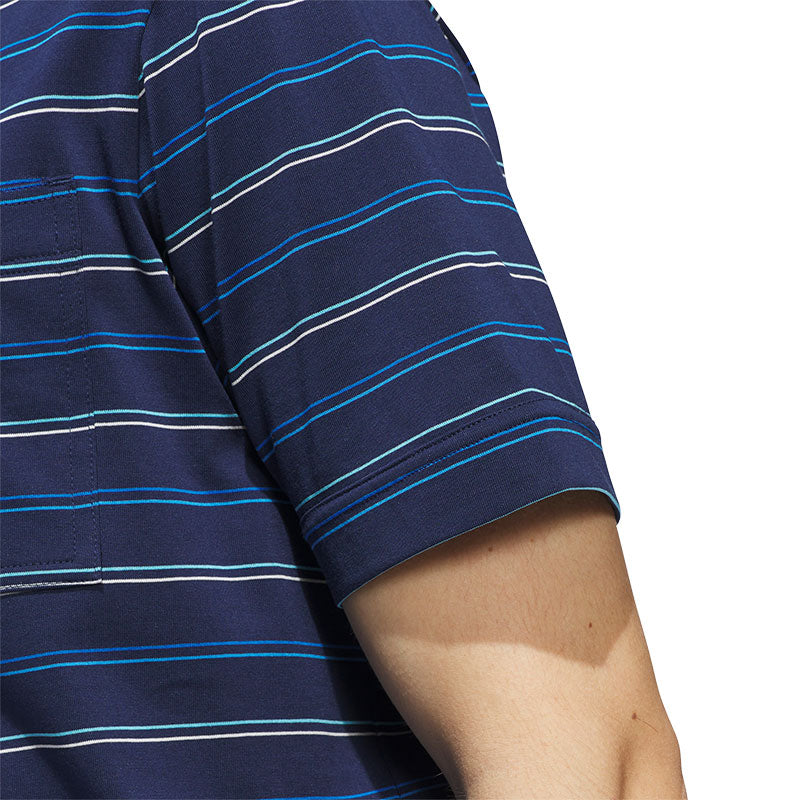ADIDAS Originals Archive Stripe Men's Polo (Indigo)
