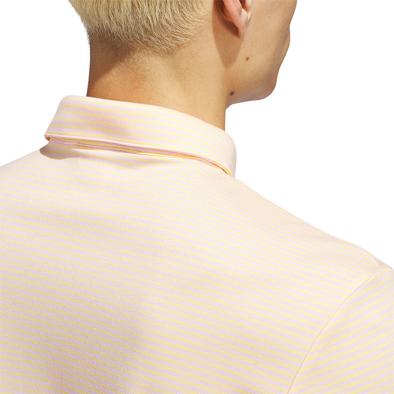 ADIDAS Originals Stripe Men's Pique Polo (Orange)