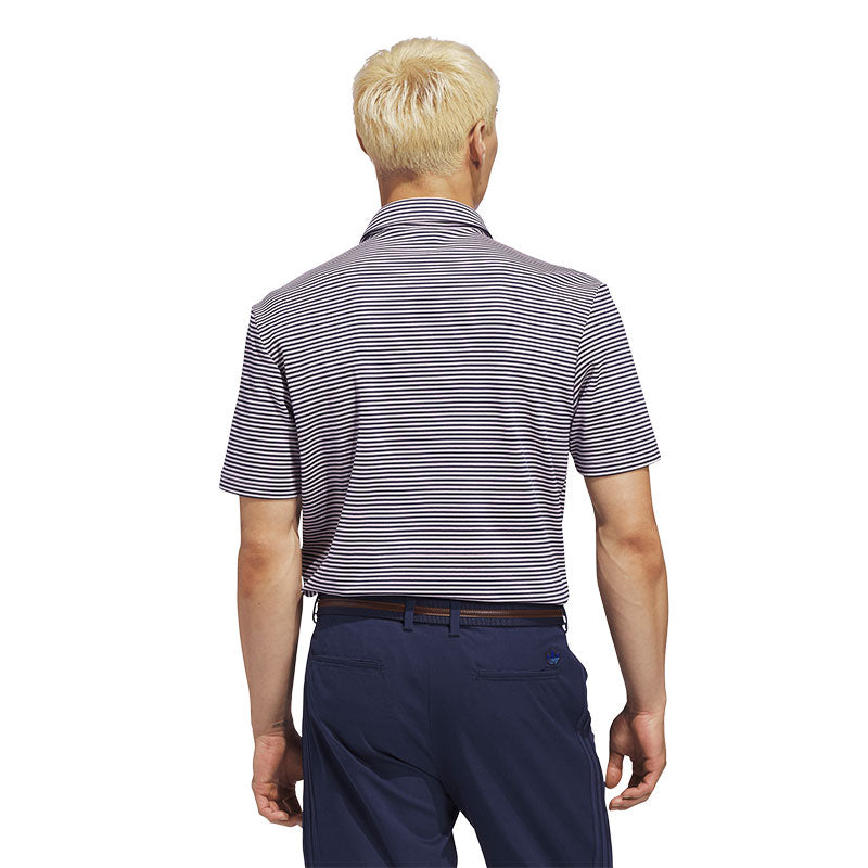 ADIDAS Originals Stripe Men's Pique Polo (Pink)