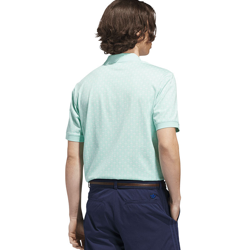 ADIDAS Originals All Over Trefoil Men's Polo (Mint)