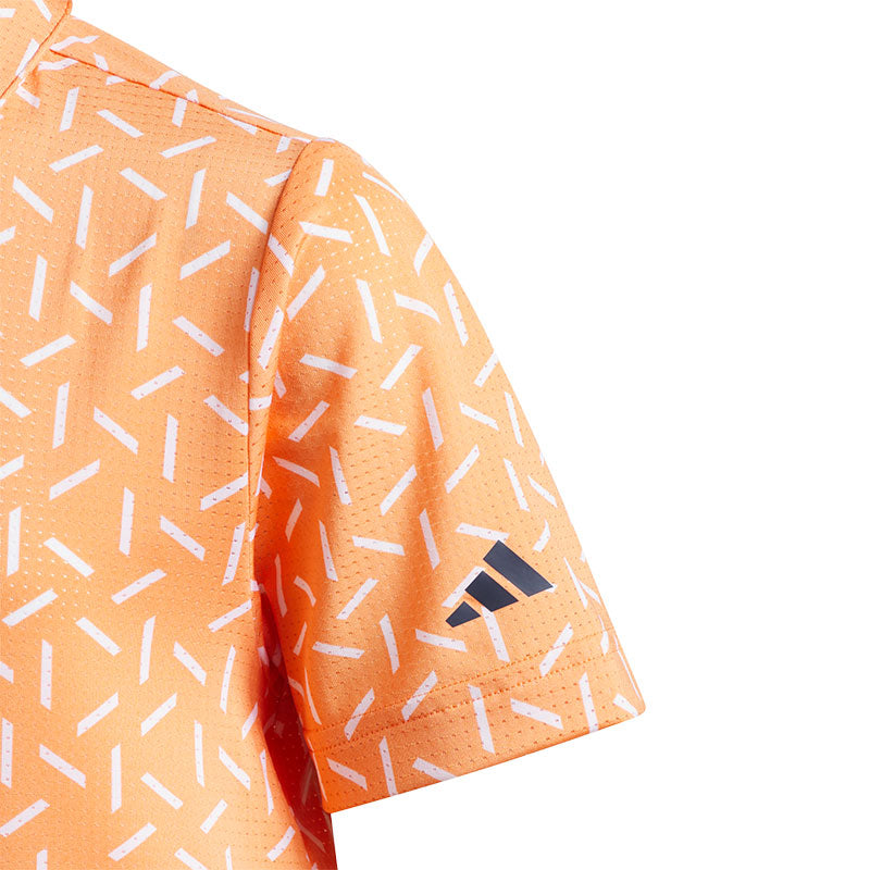 ADIDAS Sport Boy's Polo (Orange)