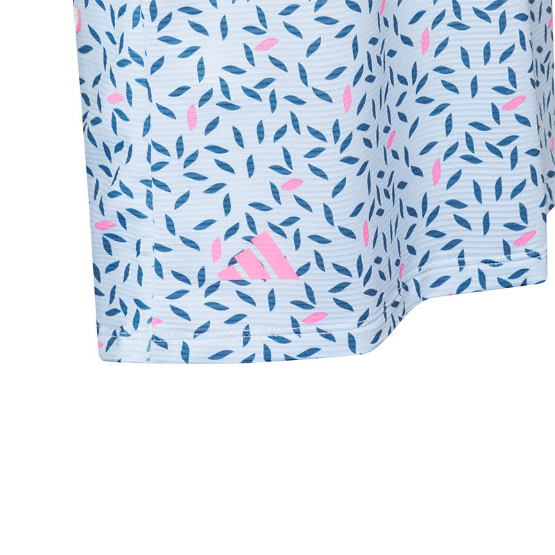 ADIDAS Printed Girl's Polo (Sky)