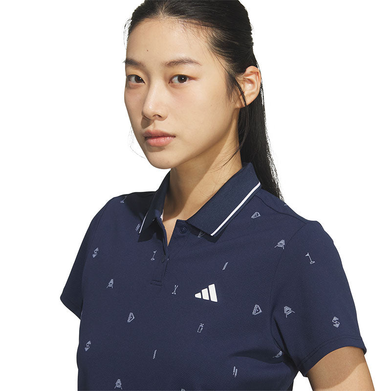 ADIDAS Climacool Women's Polo (Navy)