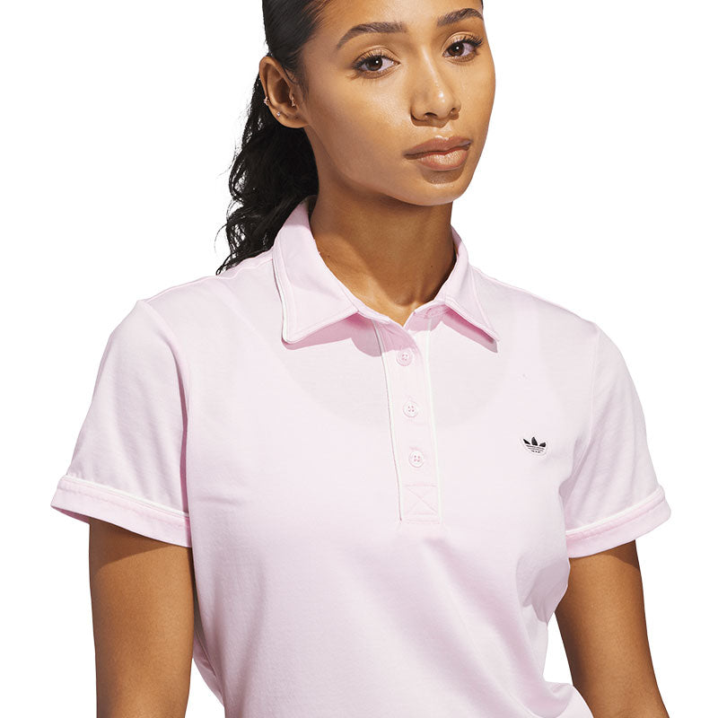ADIDAS Originals Solid Women's Polo (Pink)