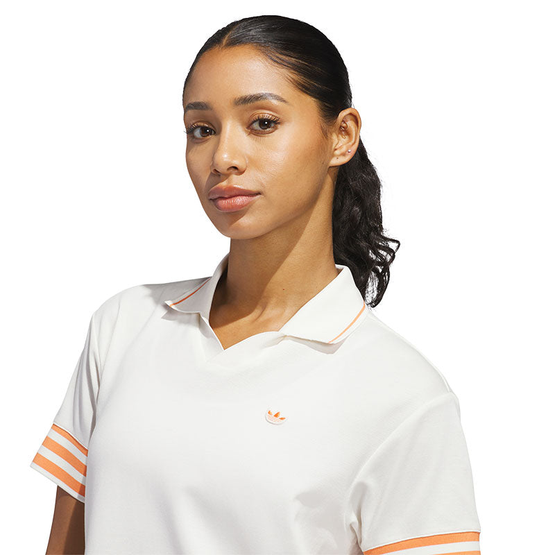 ADIDAS Originals 3-Stripe Women's Polo (White)