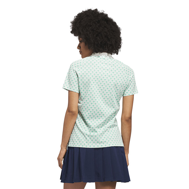 ADIDAS Originals All Over Trefoil Women's Polo (Green)