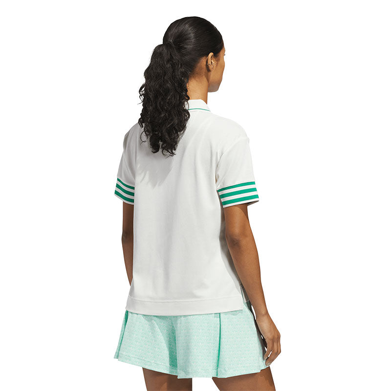 ADIDAS Originals 3-Stripe Women's Polo (White)