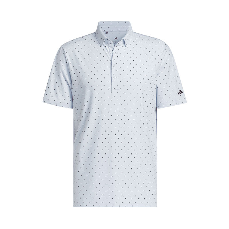 ADIDAS Ultimate365+ Microprint Men's Polo (Sky)
