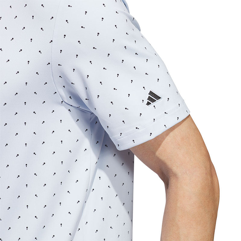 ADIDAS Ultimate365+ Microprint Men's Polo (Sky)