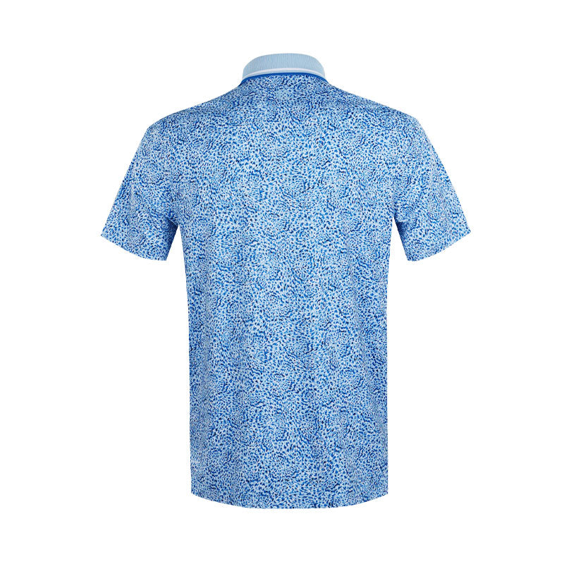 GFORE Fireworks Print Tech Jersey Men's Polo (Baja)