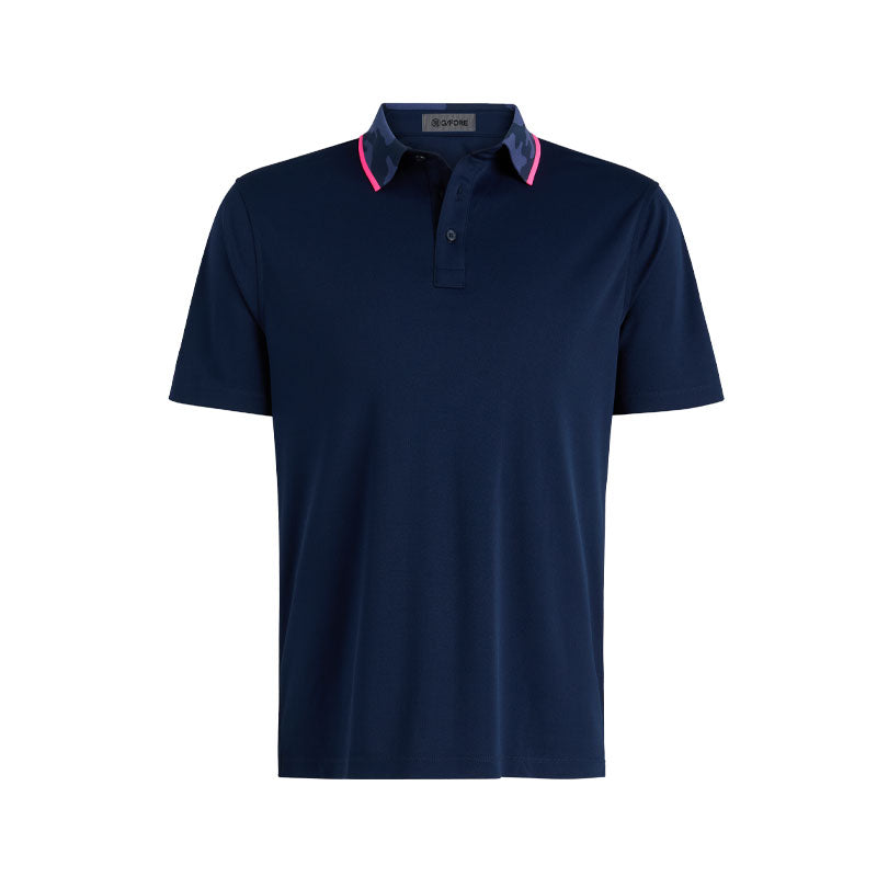 GFORE Camo Collar Performance Pique Men's Polo (Twilight)