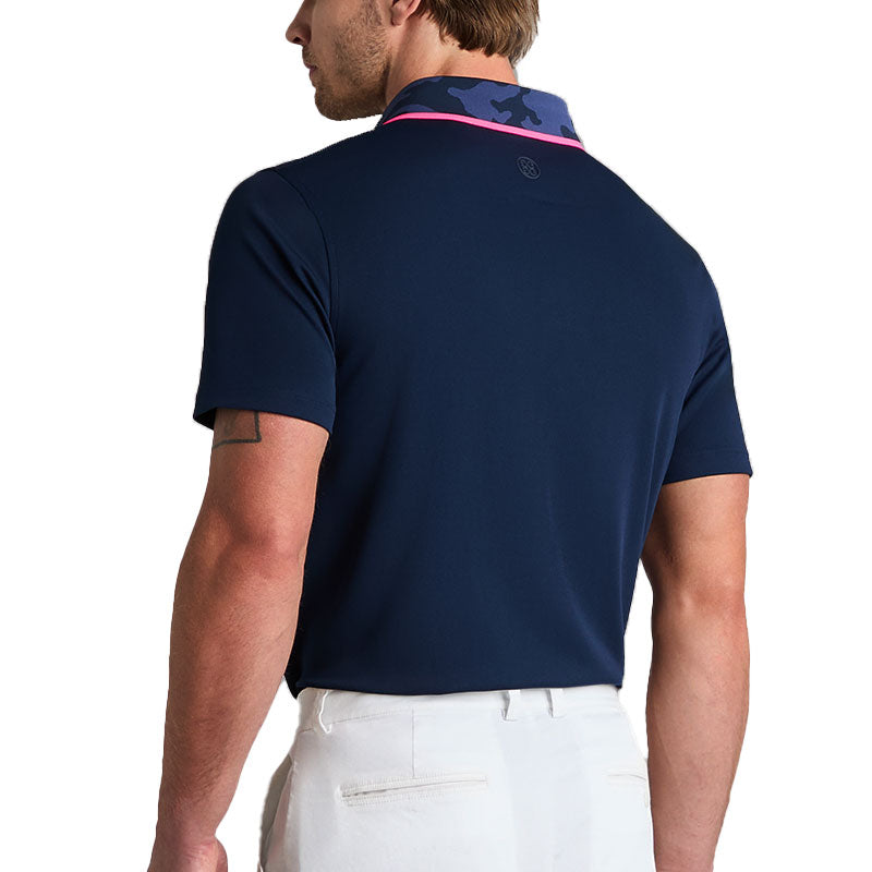 GFORE Camo Collar Performance Pique Men's Polo (Twilight)