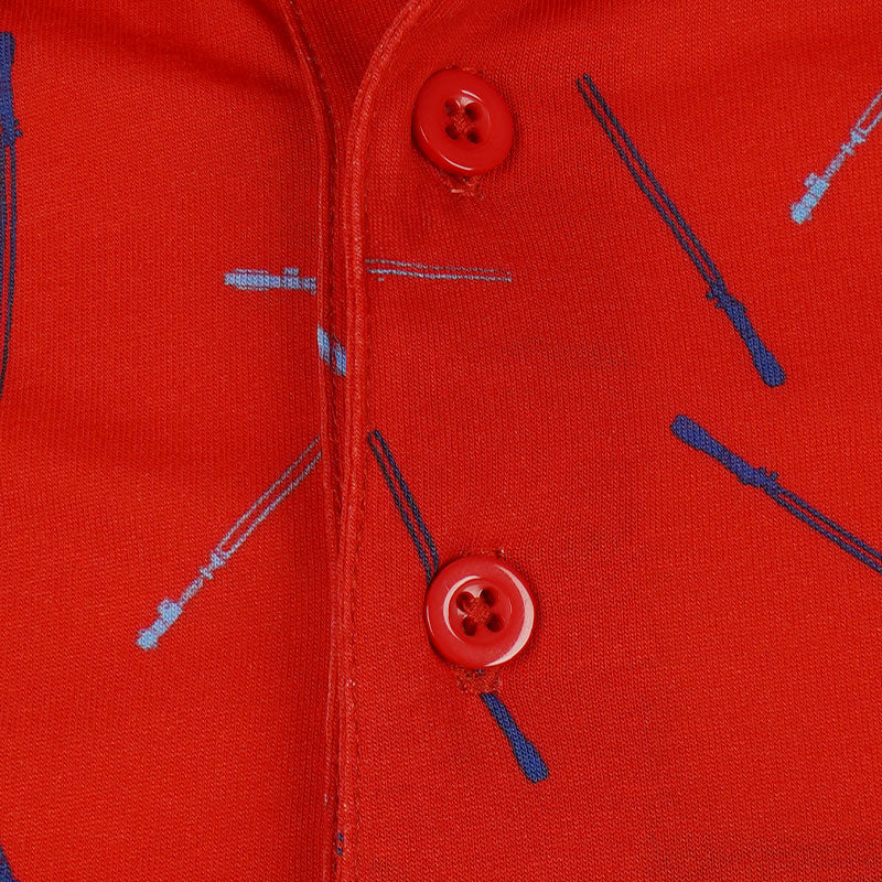 DISNEY Star Wars Sword Print Men's Polo (Red)