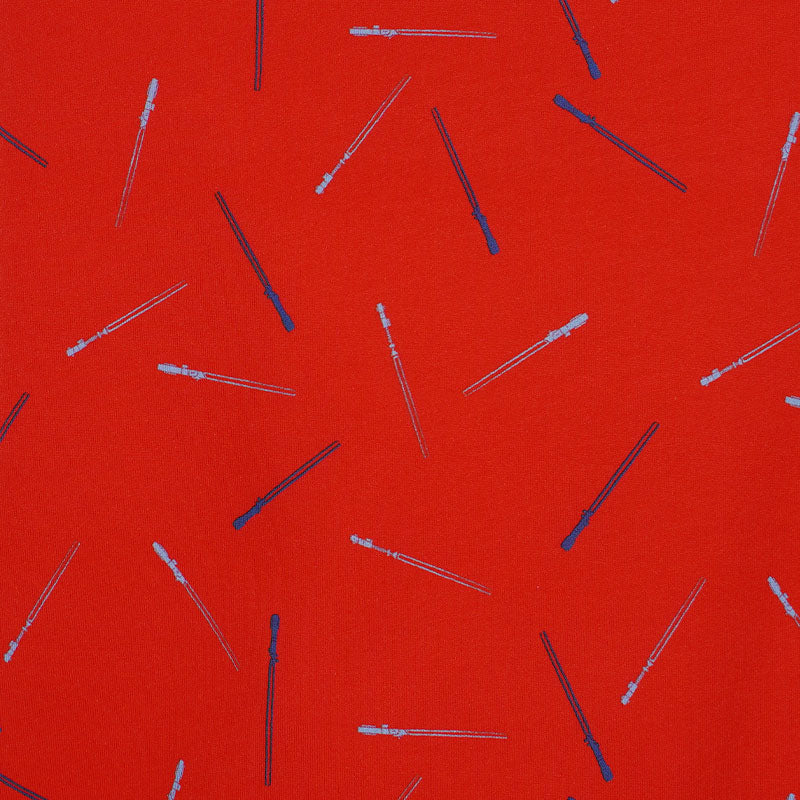 DISNEY Star Wars Sword Print Men's Polo (Red)