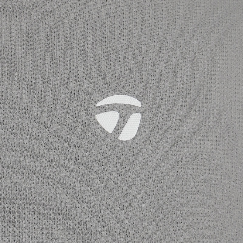 TAYLORMADE Graphic Black Men's Polo (Grey)