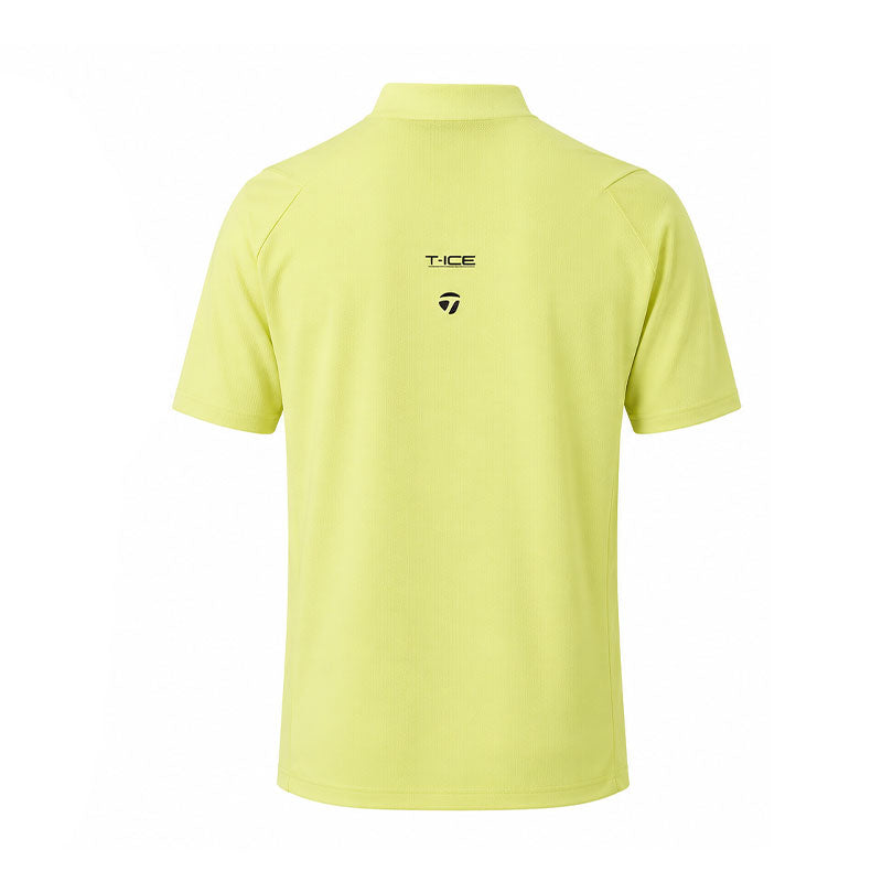 TAYLORMADE T-ICE T-AIR So Cool Zipped Men's Mock Shirt (Yellow)