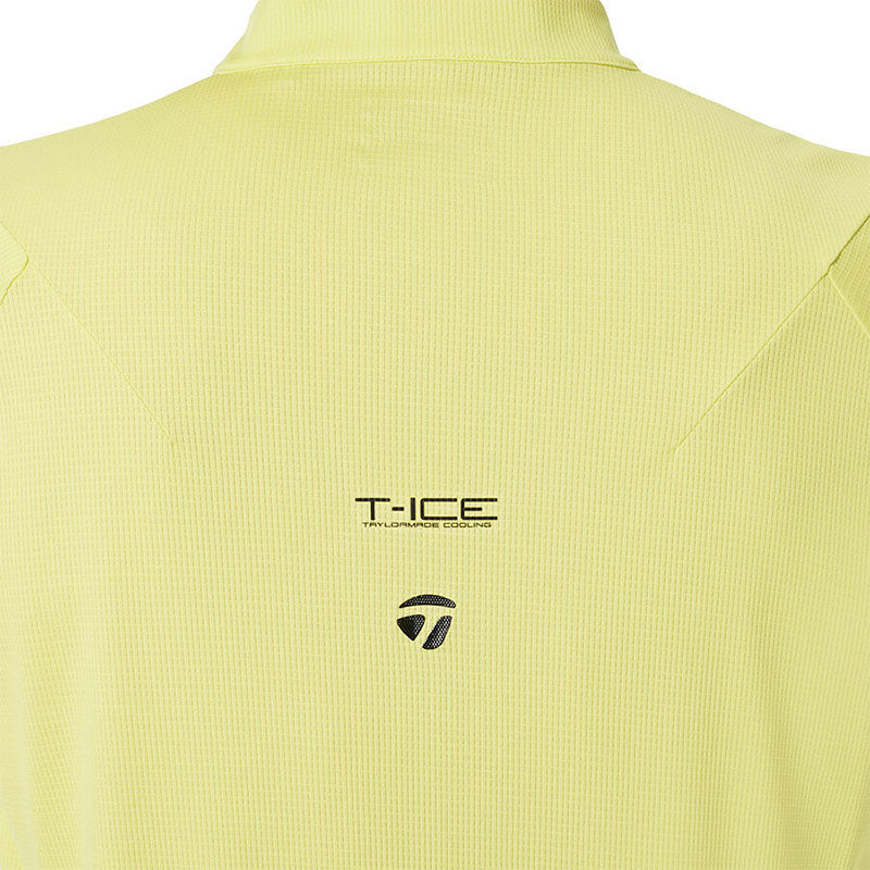 TAYLORMADE T-ICE T-AIR So Cool Zipped Men's Mock Shirt (Yellow)