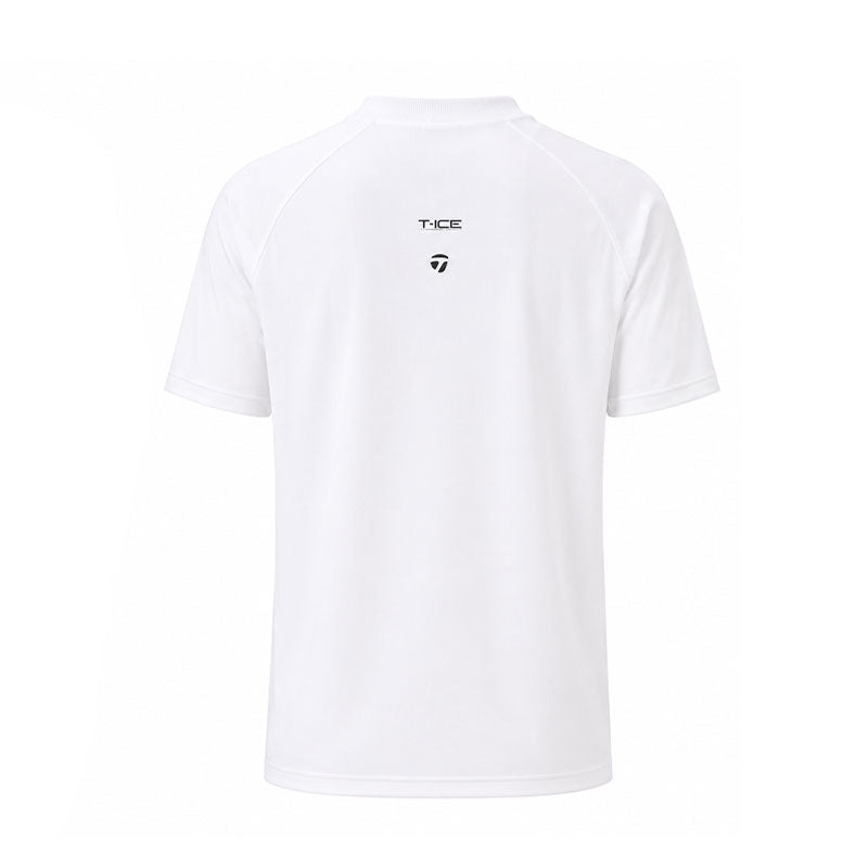 TAYLORMADE T-ICE T-AIR Cool Mesh Men's Polo (White)