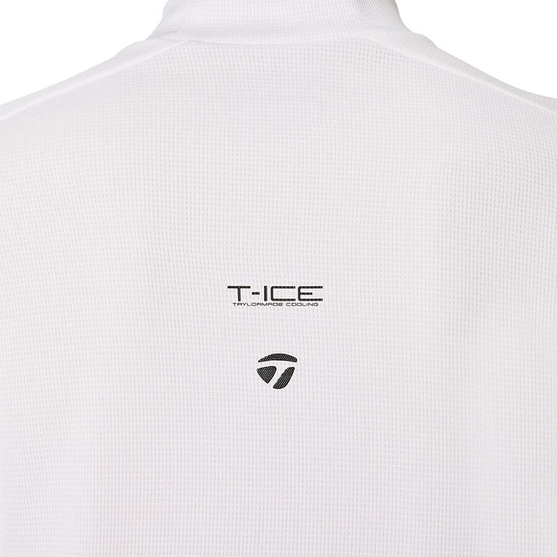 TAYLORMADE T-ICE T-AIR Cool Mesh Men's Polo (White)