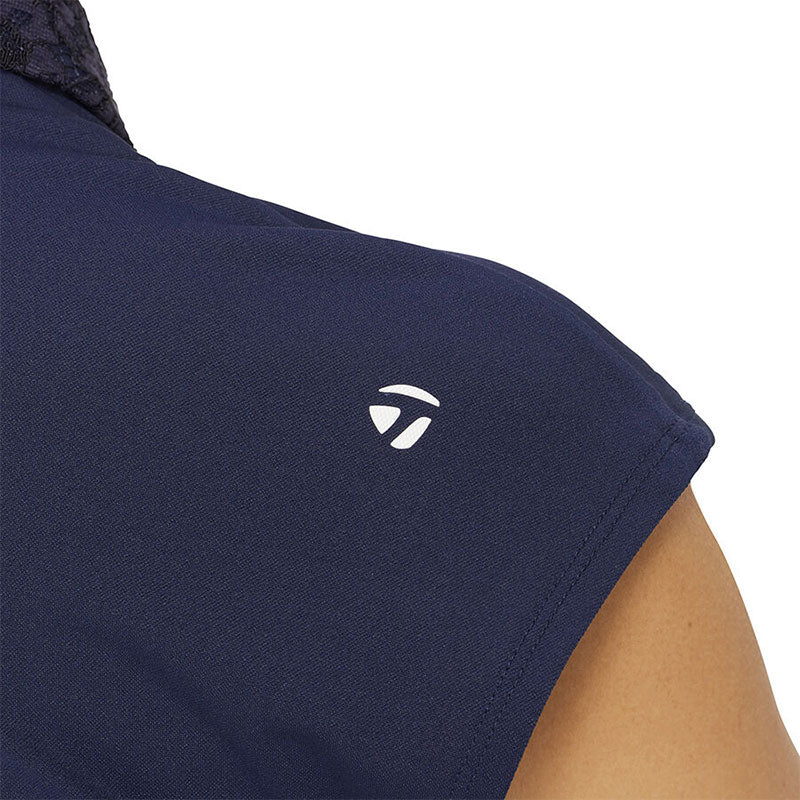 TAYLORMADE Lace Collar Women's Polo (Navy)