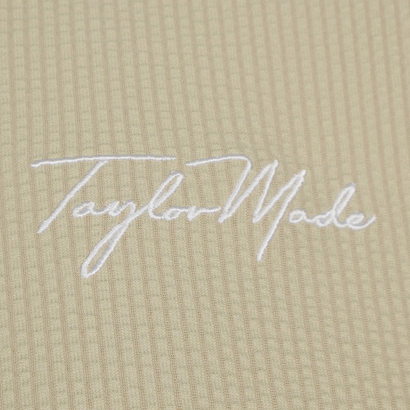 TAYLORMADE Relaxed Seersucker Women's Polo (Brown)