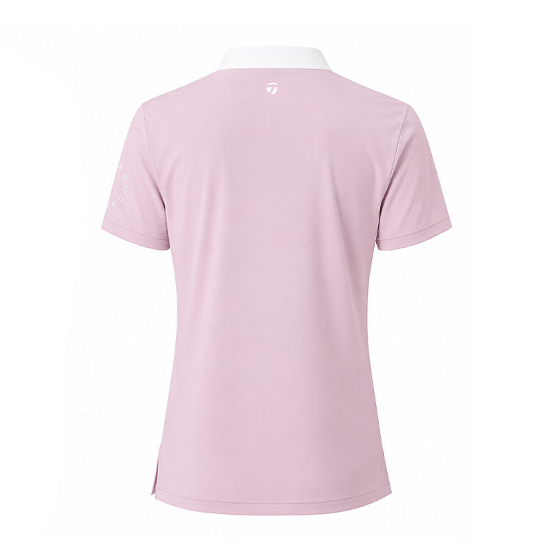 TAYLORMADE Slit Women's Mock Shirt (Pink)