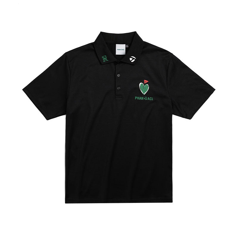 TAYLORMADE x PHANTACi Men's Polo (Black)