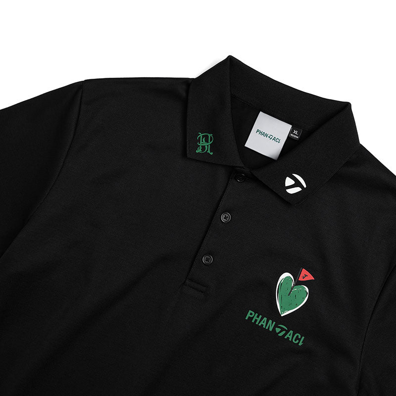 TAYLORMADE x PHANTACi Men's Polo (Black)