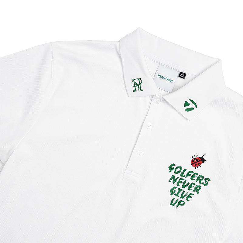 TAYLORMADE x PHANTACi II Men's Polo (White)