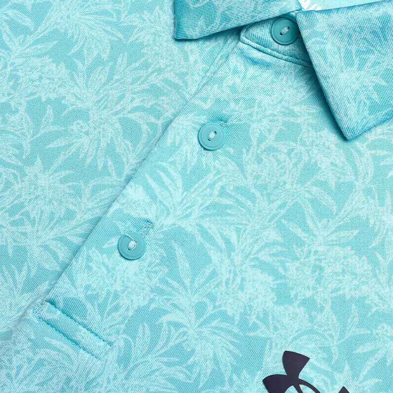 UNDER ARMOUR Playoff 3.0 Men's Printed Polo (Blue Haze)