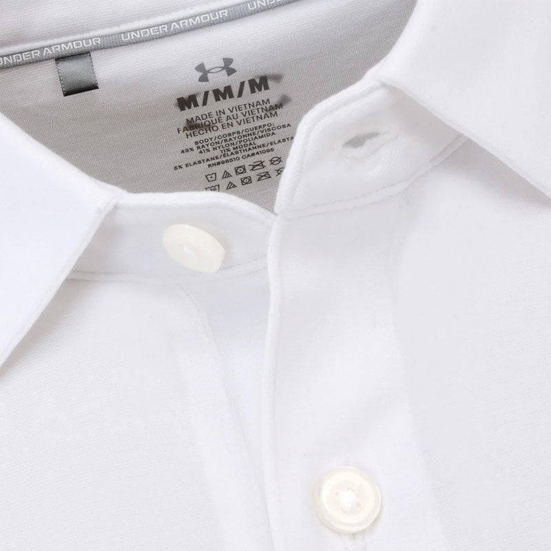 UNDER ARMOUR Halo Bonded Men's Polo (White)