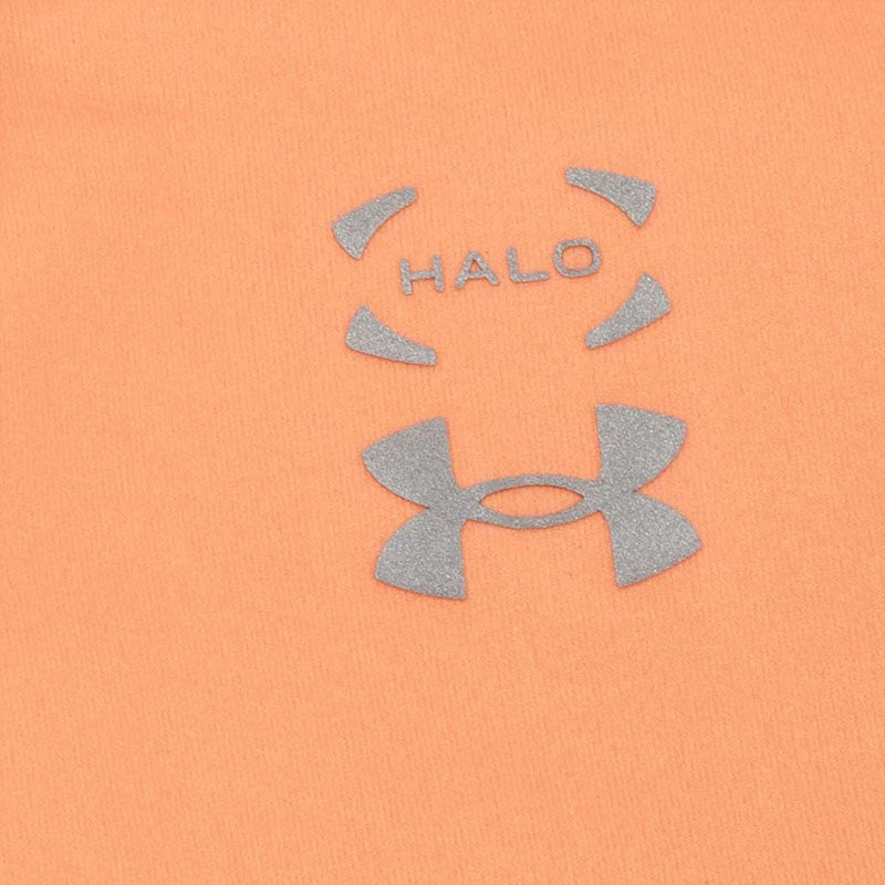 UNDER ARMOUR Halo Bonded Printed Men's Polo (Orange Block)